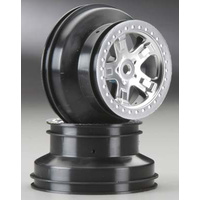 Wheels, SCT satin chrome, beadlock style