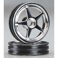 Wheels, 5 spoke chrome