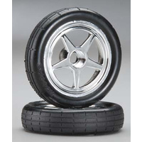 T&W 5-spoke chrome tires