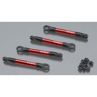 Push rods, aluminum (red-anodized) (4) (