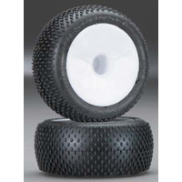Tires & wheels, assembled, glued (white