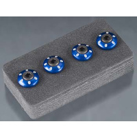 Wheel nut washer blue