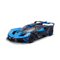 Bburago Licensed 1:18 Scale Bugatti Bolide 2022 Diecast Model Car Blue & Black 11047