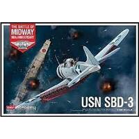 ACADEMY 1/48 USN SBD-3 "BATTLE OF MIDWAY" PLASTIC MODEL KIT [12345]