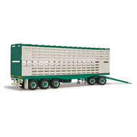 HIGHWAY REPLICAS 1:64 LIVESTOCK TRAILER + DOLLY ''HARRIS'' 12981