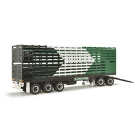 HIGHWAY REPLICAS 1:64 LIVESTOCK TRAILER 12993