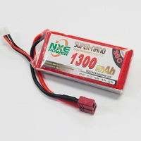 NXE 7.4v 1300mah 30c Soft case w/Deans 1300SC302SDEAN