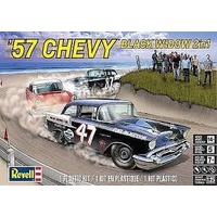 REVELL 57 CHEVY BLACK WIDOW 2IN1 1:25 85-4441