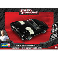 REVELL DOM'S 71 PLYMOUTH GTX 2` N 1 1:24 14477