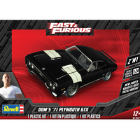 REVELL DOM'S 71 PLYMOUTH GTX 2` N 1 1:24