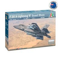 ITALERI LOCKHEED F35A LIGHTNING II (BEAST MODE) 1:72 AUST.DECALS 1464S