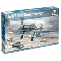 ITALERI 1/72 JU 87 G-2 KANONENVOGEL PLASTIC MODEL PLANE KIT – 1466S