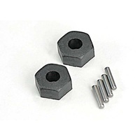 TRAXXAS  HEX WHEEL HUBS/AXLE PINS 1654