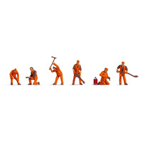 NOCH RAILWAY CONSTRUCTION CREW 6 PC 18012