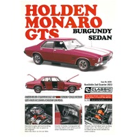 Holden HQ GTS Sedan Monaro Burgundy 18791