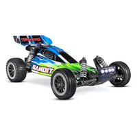 Traxxas Bandit 1/10 XL-5 2WD RC Buggy with LED Lighting Green 24054-61