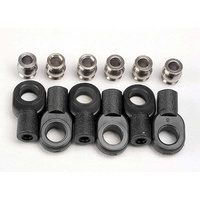 TRAXXAS ROD ENDS SHORT(6) HOLLOW BALLS 2742X
