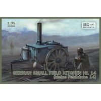 IBG 1/35 GERMAN SMALL FIELD KITCHEN HF.14 (KLEINE FELDKUCHE 14) PLASTIC MODEL KIT 35008