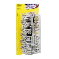 NOCH UNPAINTED FIGURES 72 PIECES 35985