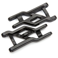 TRAXXAS SUSPENSION ARMS BLACK FRONT HEAVY DUTY (2) 3631X
