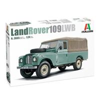 ITALERI 1/24 LAND ROVER 109 LWB PLASTIC MODEL KIT [3665]