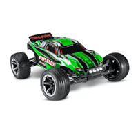 Traxxas Rustler 1/10 XL-5 2WD RC Stadium Truck with LED Lighting Green 37054-61