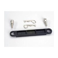 TRAXXAS BATTERY  HOLD-DOWN PLATE(BLK)METAL 3727