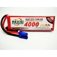 NXE 22.2v 4000mah 60c S/case Lipo w/EC5 4000SC606SEC5