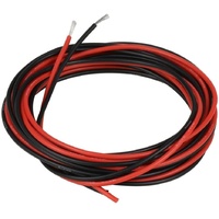 TY1 SILICON WIRE 18G RED-BLACK TY4068