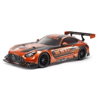 TAMIYA RC 1/10 MERCEDES-AMG GT3 EVO - ORANGE PAINTED BODY (TT-02) 47519