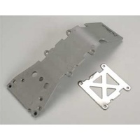 SKIDPLATE FRONT PLASTIC GREY STAINLESS 4937A