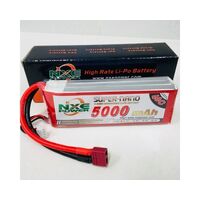 NXE 11.1v 5000mah 40c S/case Lipo w/dean 5000SC403SDEAN