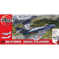 AIRFIX MIG 17F FRESCO DOUGLAS A-4B SKYHAWK 50185 DOGFIGHT DOUBLES 