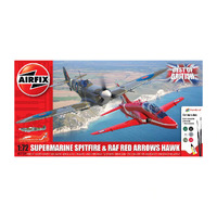 AIRFIX BEST OF BRITISH SPITFIRE & RAF RED ARROWS HAWK 50187