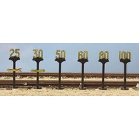 MODELSCENE SPEED SIGNS OO/HO 5050
