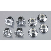 NUTS 5MM FLANGED NYLON LOCKING 5147X
