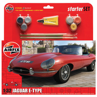 AIRFIX STARTER SET MED E TYPE JAGUAR 1:32 55200