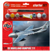 AIRFIX DH VAMPIRE TII 1:72 STARTER SET 