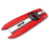 TRAXXAS M41 WIDE BODY CATAMARAN  RED 57046-4R