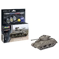 REVELL MODEL SET SHERMAN M4A1 63290