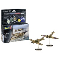 REVELL MODEL SET SPITFIRE MK.IA & HURRICANE MK.I 63771
