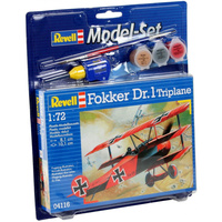 REVELL SET FOKKER DR1 TRIPLANE 64116