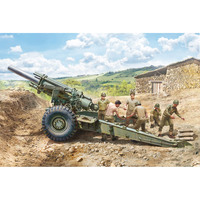 ITALERI M-1 155MM HOWITZER WITH GUN CREW, 6 FIGURES 6581S