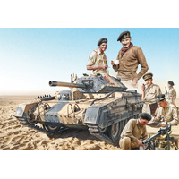 ITALERI CRUSADER MK. III WITH BRITISH TANK CREW 6592S
