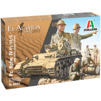 ITALERI PZ.IV F1/F2/G WITH AFRIKA KORPS 6593S