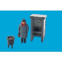 MODELSCENE FOG MAN HUT & BRAZ 5034