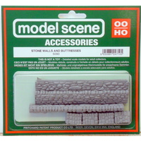 MODELSCENE STONE WALLS-BUTTRESS 66-5090