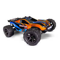 TRAXXAS RUSTLER 4X4 WITH LED LIGHTS - ORANGE 67064-61ORNG