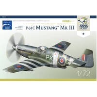 ARMA HOBBY 1/72 P-51C MUSTANG MK III PLASTIC MODEL KIT [70039]