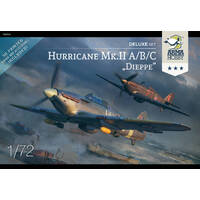 ARMA HOBBY 1/72 HURRICANE MK II A/B/C DIEPPE DELUXE SET PLASTIC MODEL KIT [70054]